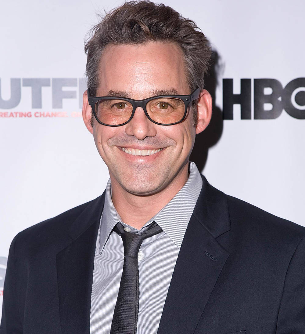 Nicholas Brendon Wearing Glasses Wallpaper