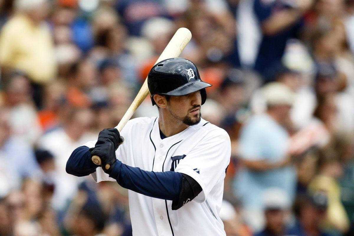 Nick Castellanos Grips The Bat Wallpaper