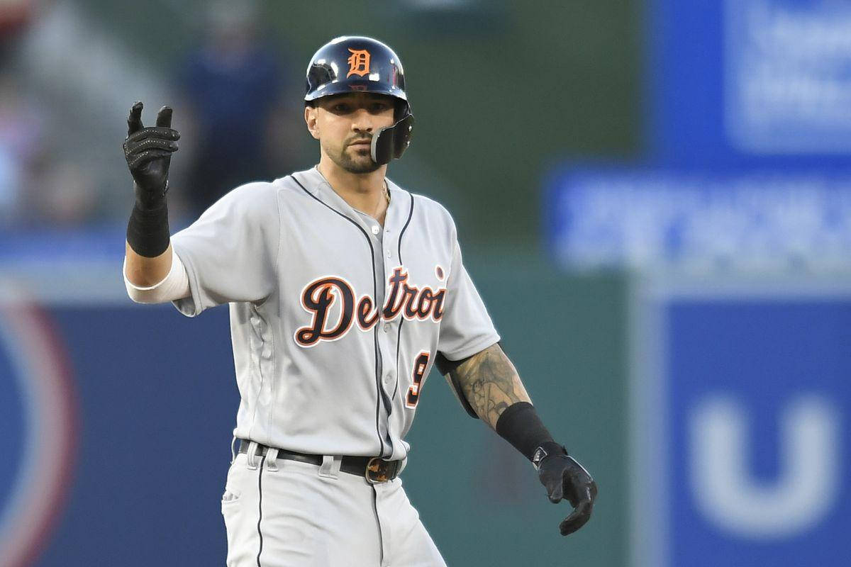 Nick Castellanos Raises A Hand Wallpaper