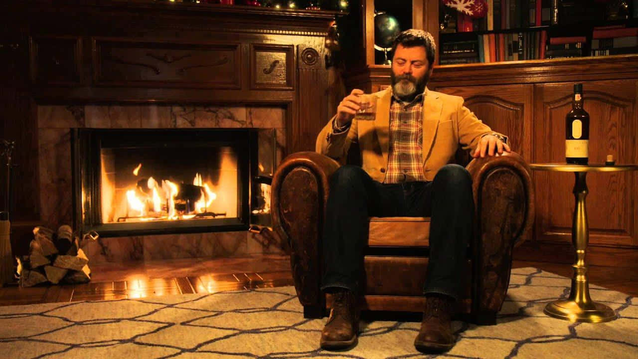 Nick Offerman Has A Charisma That Can't Be Matched Wallpaper