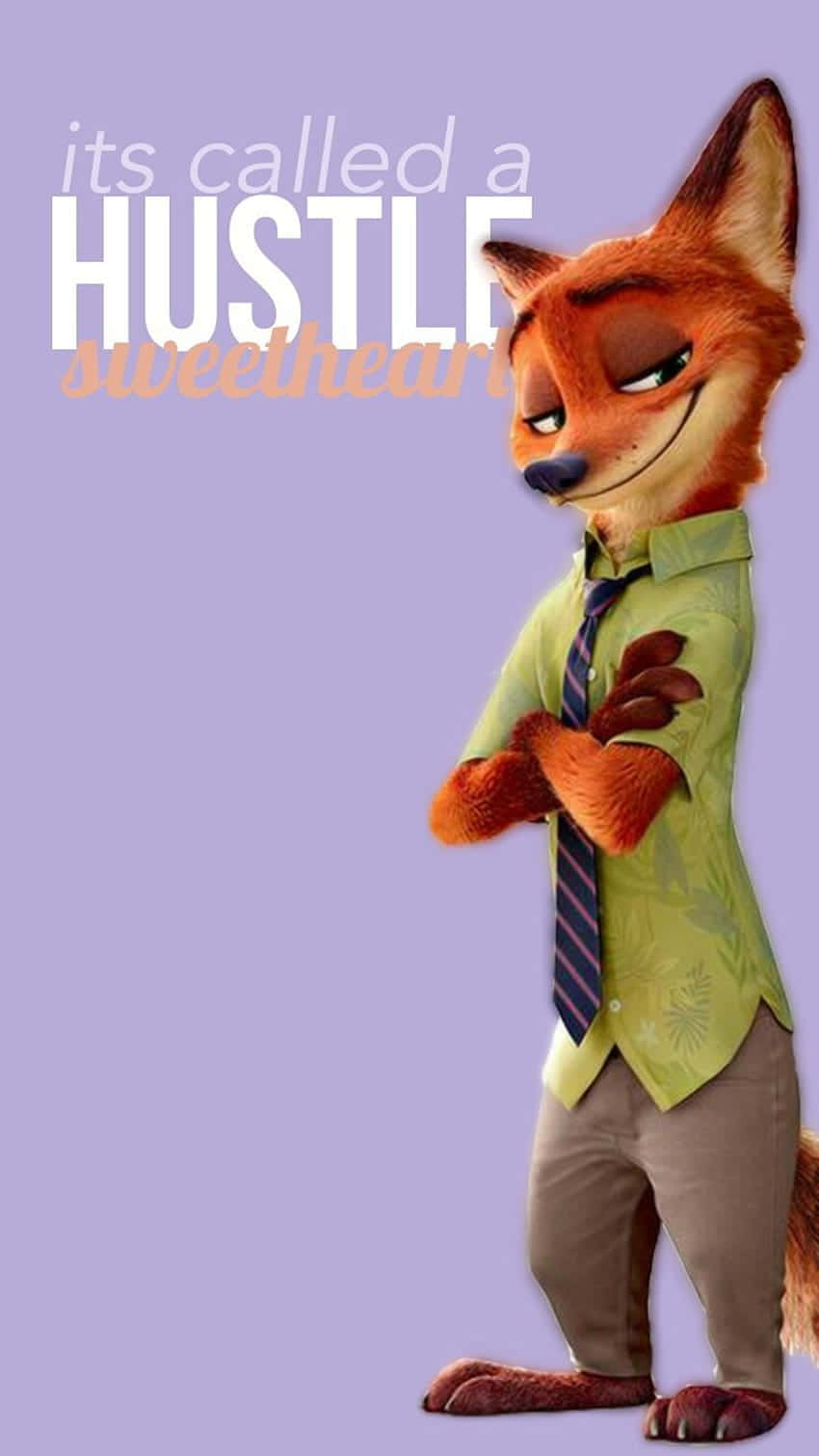 Nick Wilde Hustle Sweetheart Wallpaper