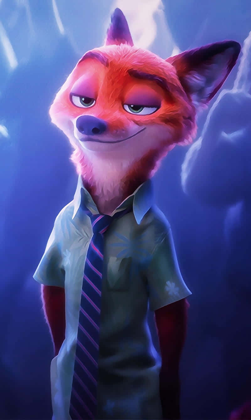 Nick Wilde Smirk Zootopia Wallpaper