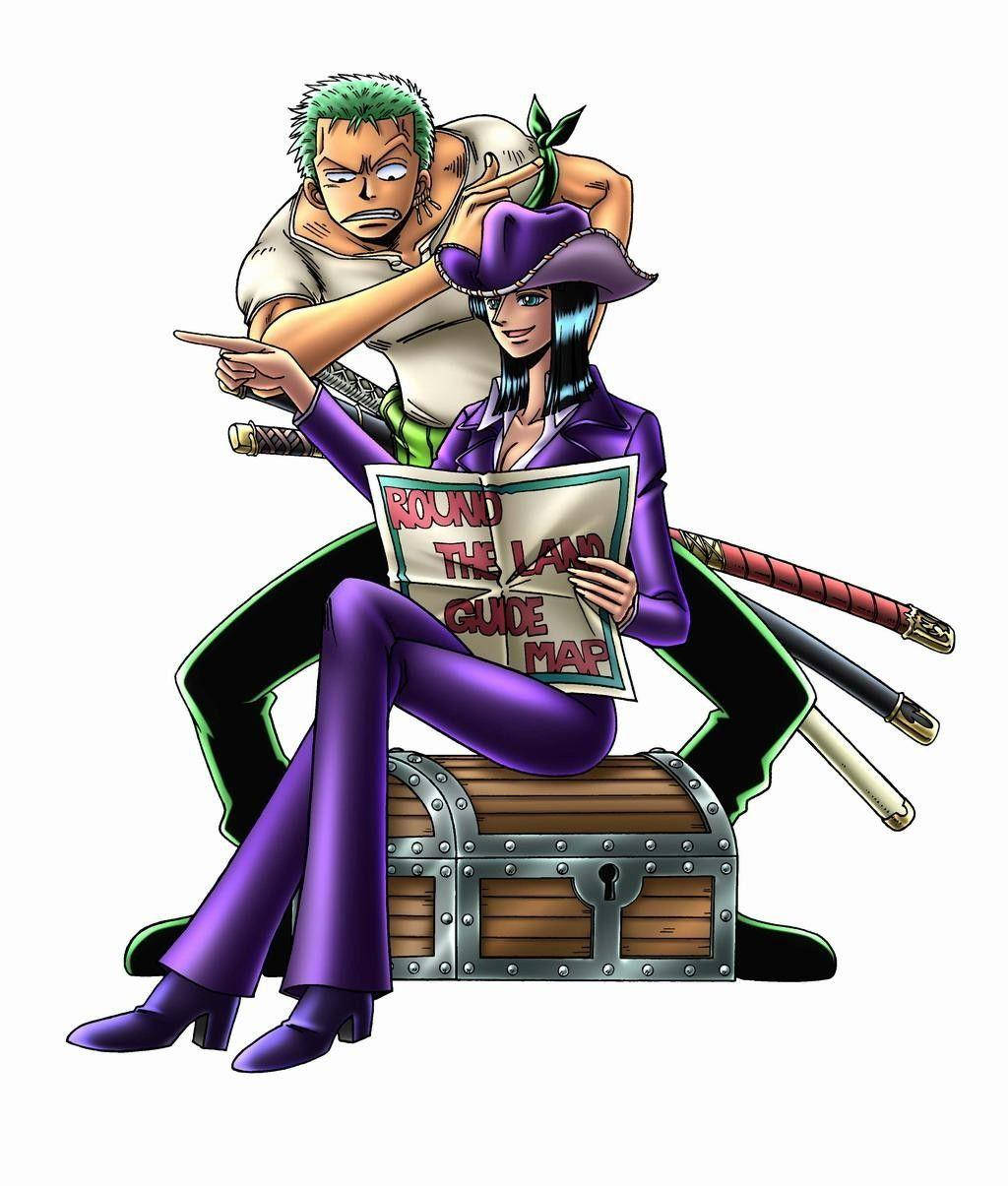 Nico Robin One Piece Map Wallpaper