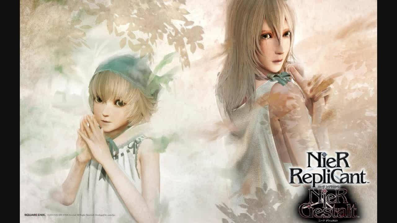 Nier Replicant Yonah Floral Art Wallpaper