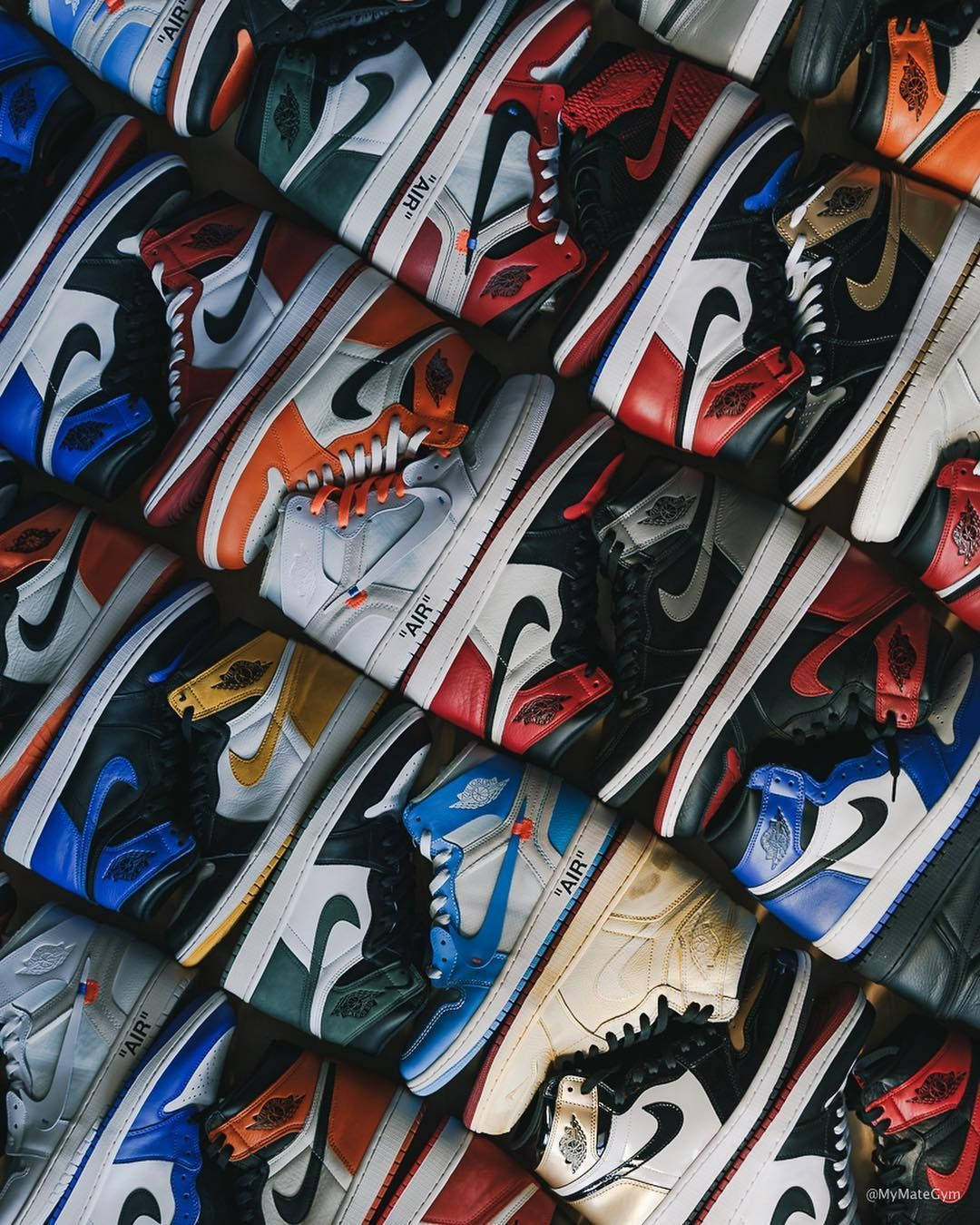 Nike Air Jordan 1 Large Collection Wallpaper