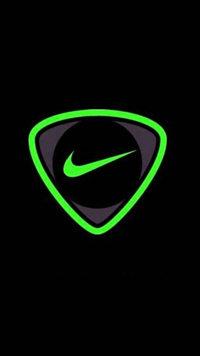 Nike Iphone Neon Green Colors Wallpaper
