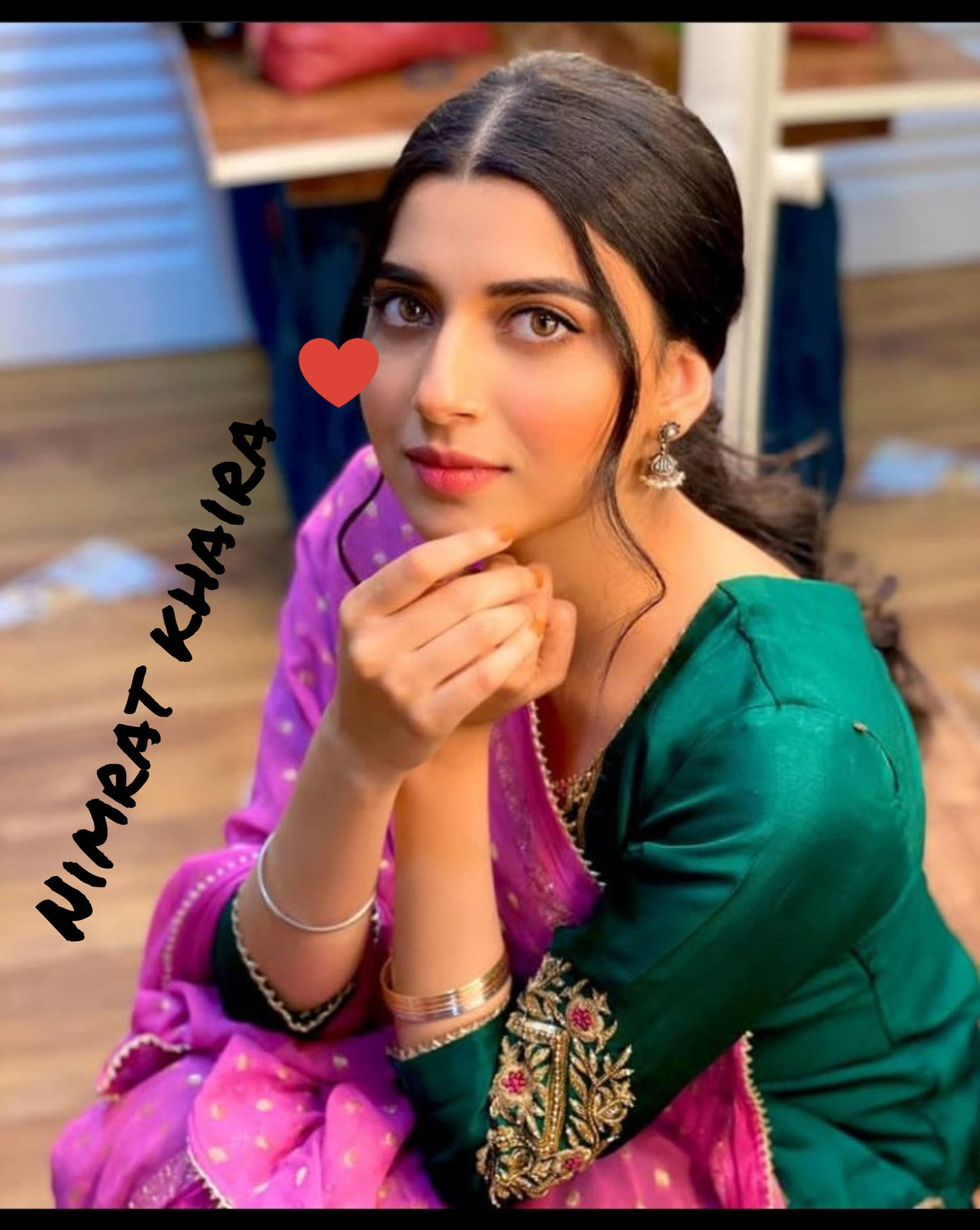 Nimrat Khaira Name Wallpaper