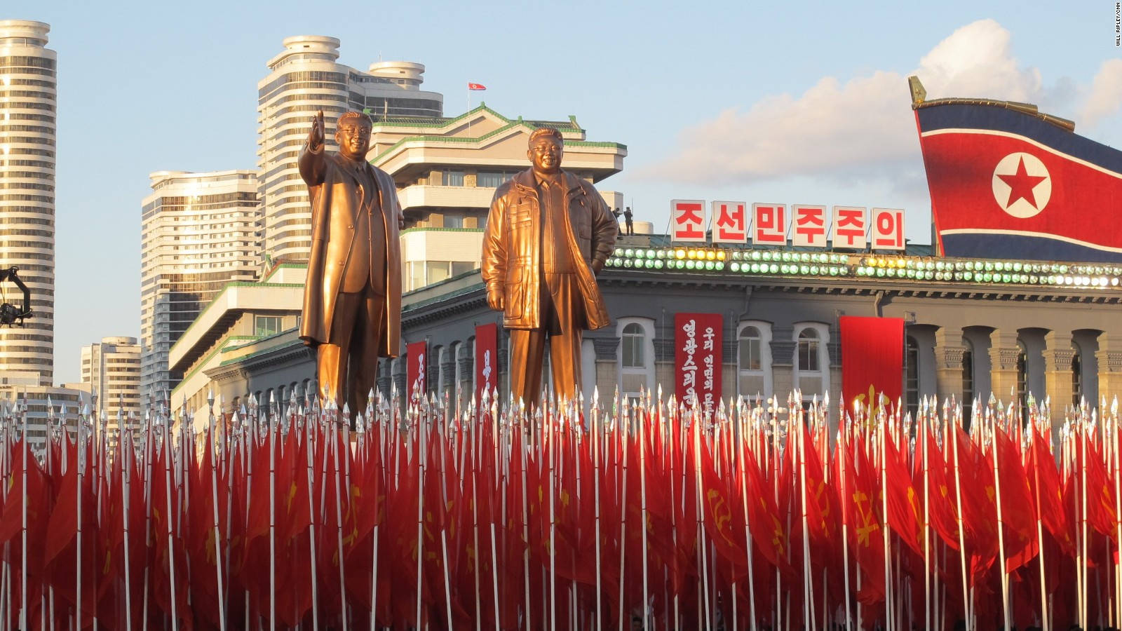 North Korea Mansu Hill Grand Monument Wallpaper