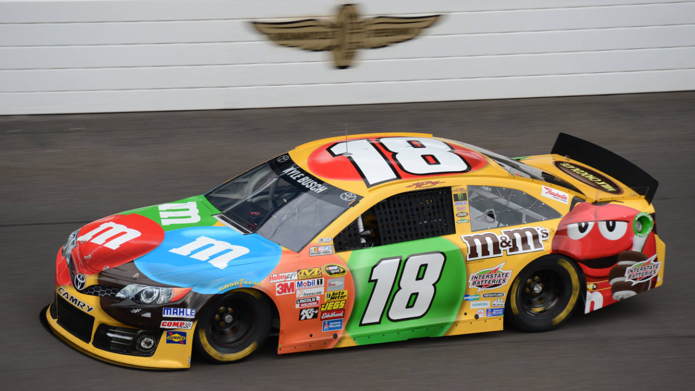 Number 18 Car Kyle Busch Wallpaper