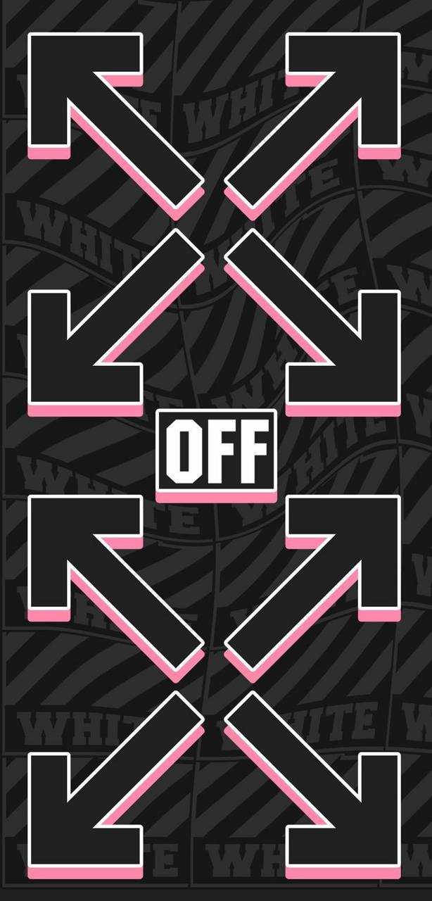 Off White Logo Graffiti Style Wallpaper