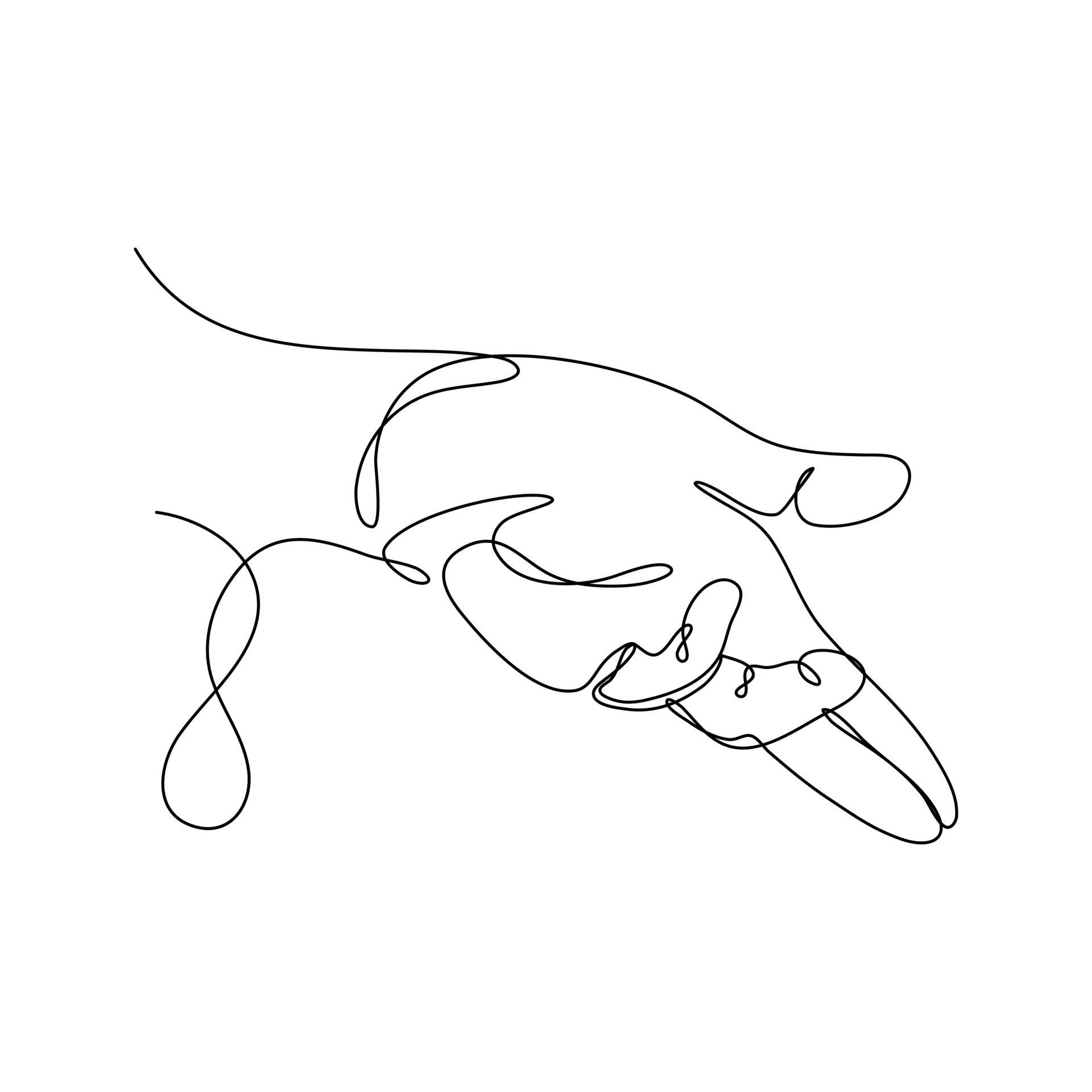 One Line Drawing Hand Out Wallpaper