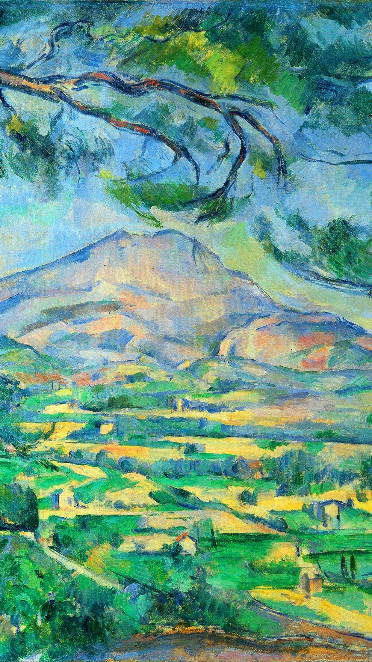 One Of Paul Cézanne Famous Paintings Iphone Wallpaper