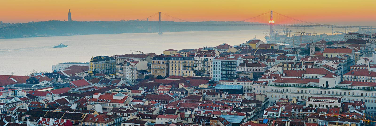 Orange Sky Lisbon Wallpaper