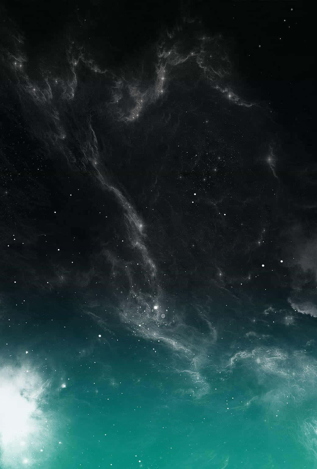 Original Iphone 5s Teal Galaxy Wallpaper