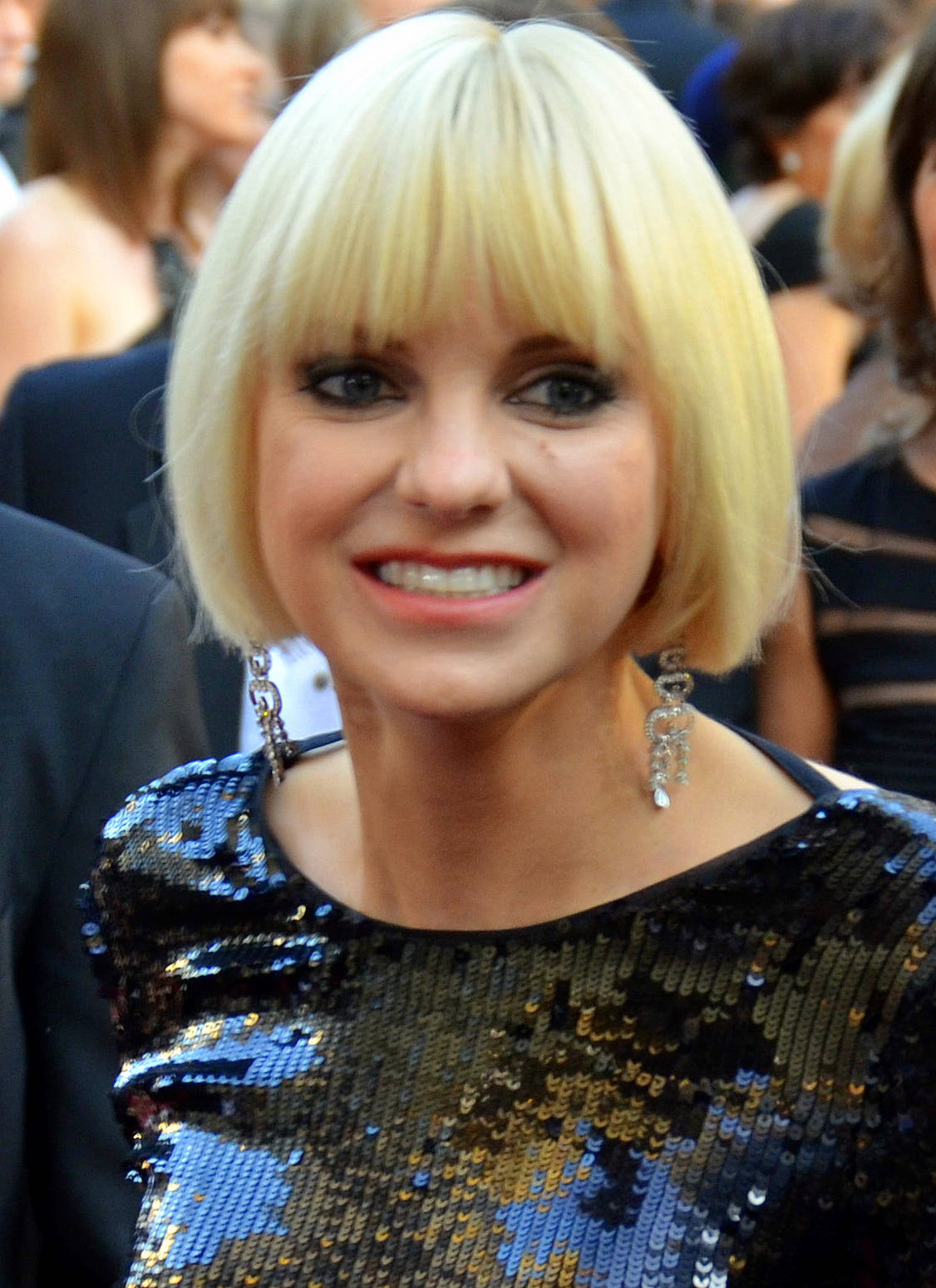 Oscars 2012 Red Carpet American Actress Anna Faris Wallpaper