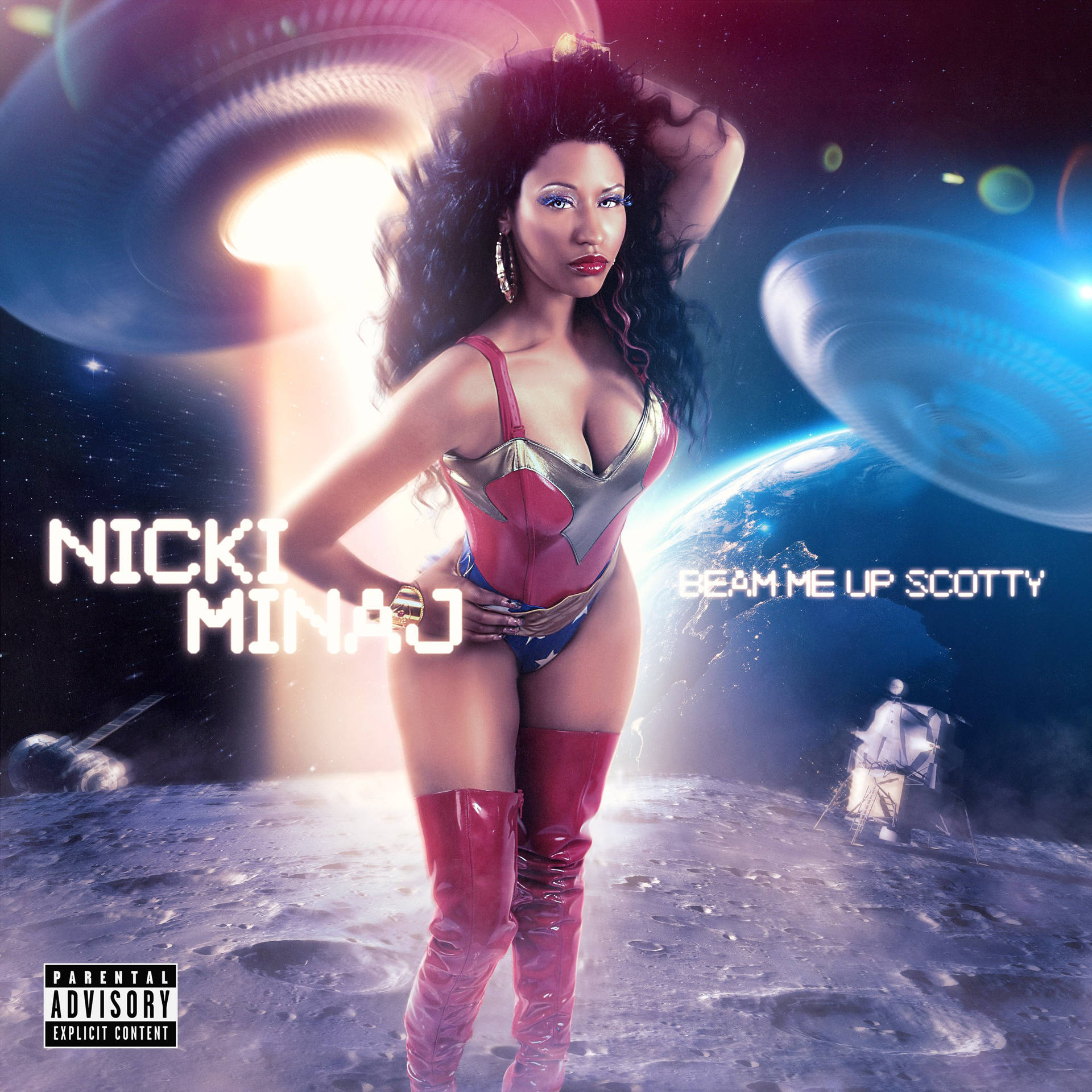 Outer Space Nicki Minaj Hd Wallpaper