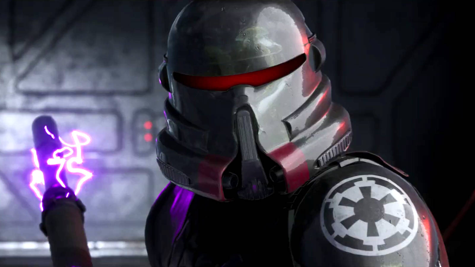 Outfitted In Dark Brown Armor, A Purge Trooper Stands Ready To Take On Any Threat. Wallpaper
