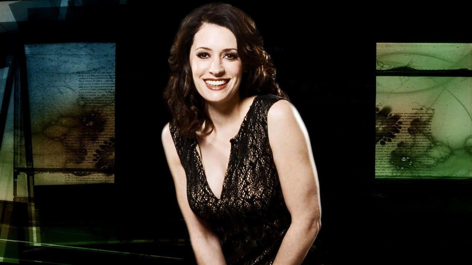 Paget Brewster Posing For A Photoshoot Wallpaper