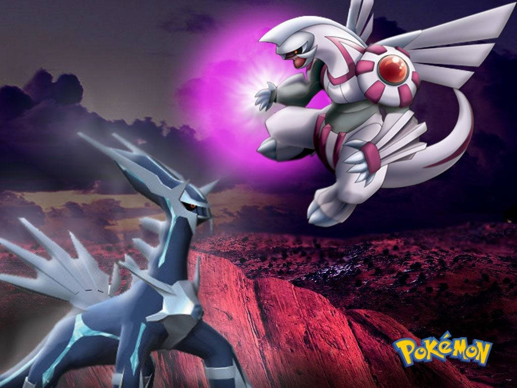 Palkia And Dialga Fighting Wallpaper