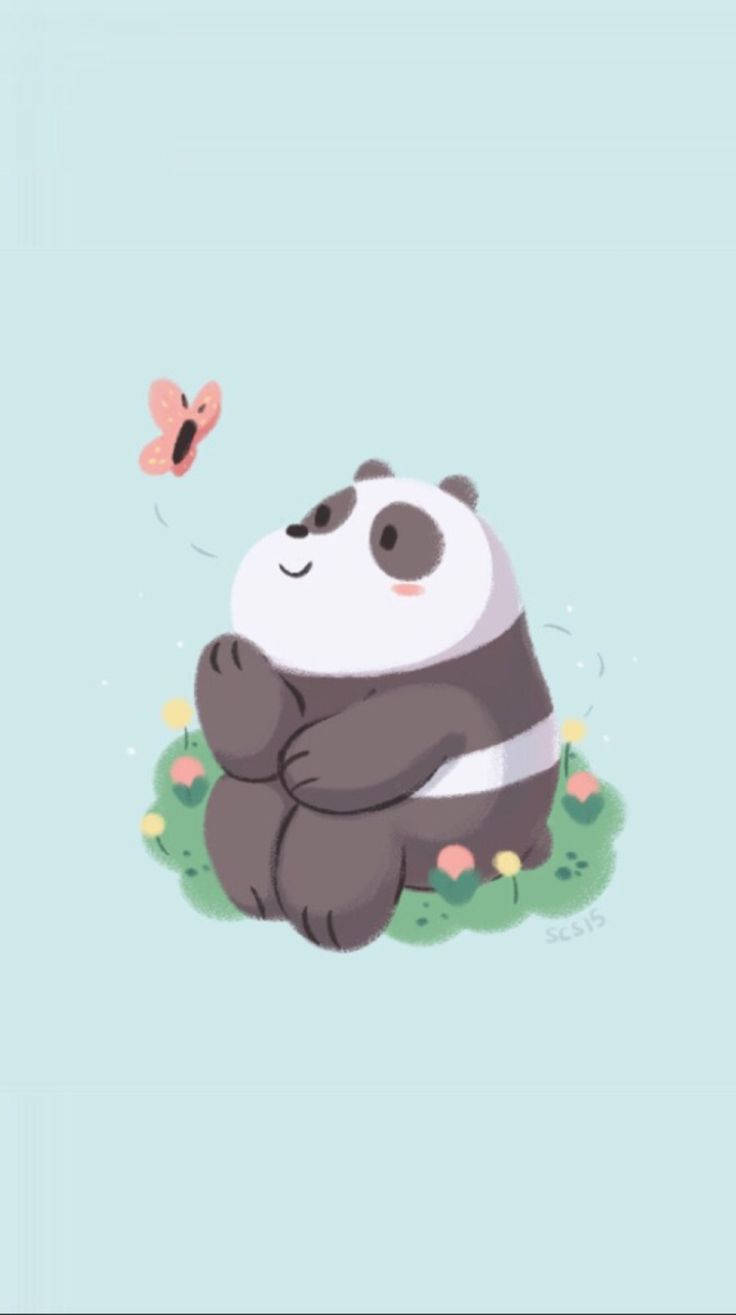 Panda We Bare Bears Fanart Wallpaper