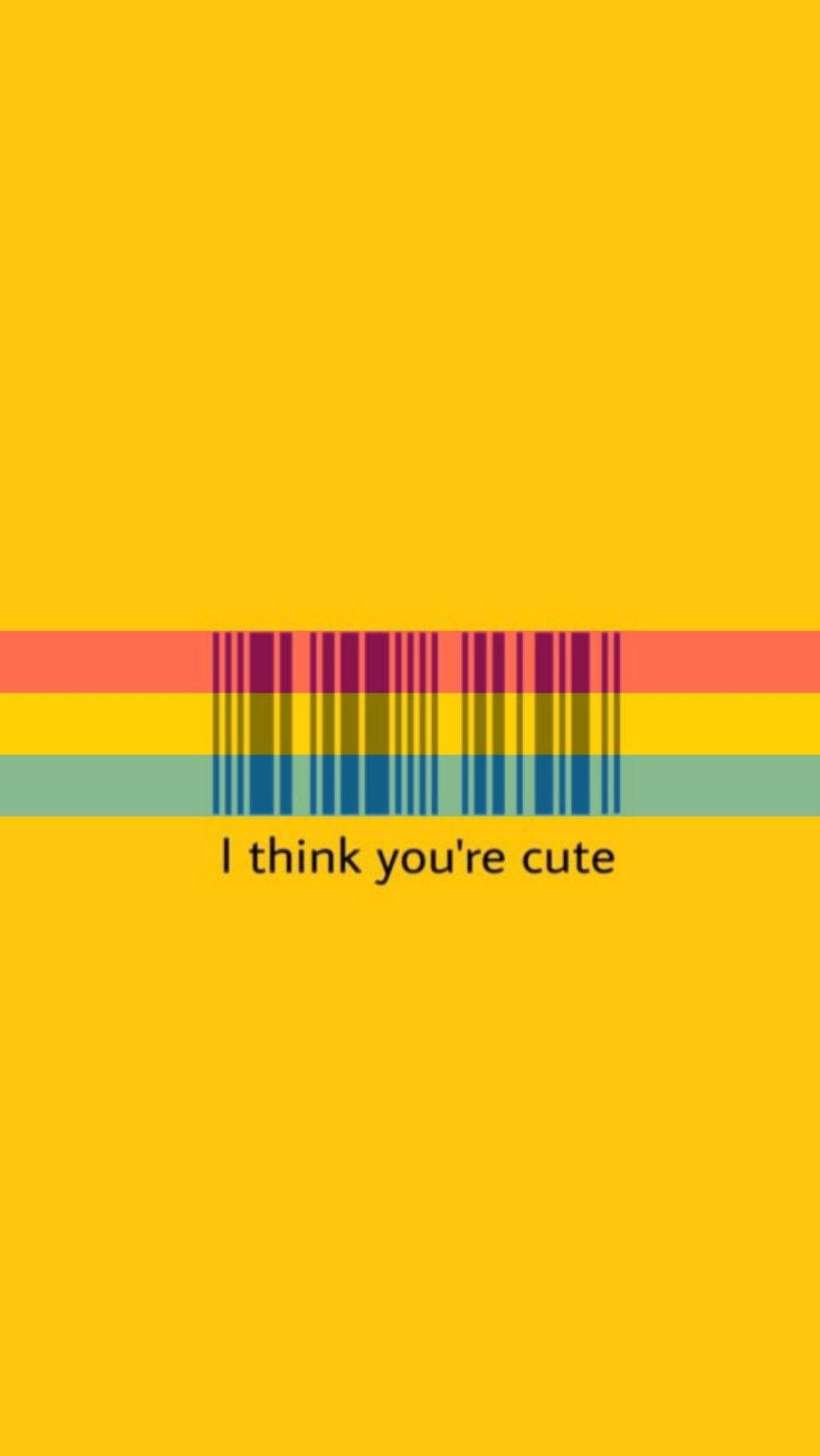 Pansexual Barcode Wallpaper