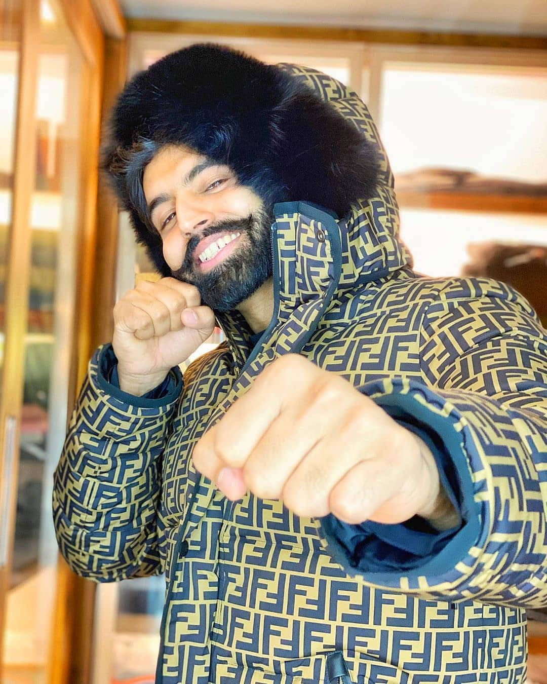 Parmish Verma Fendi Puffer Jacket Wallpaper