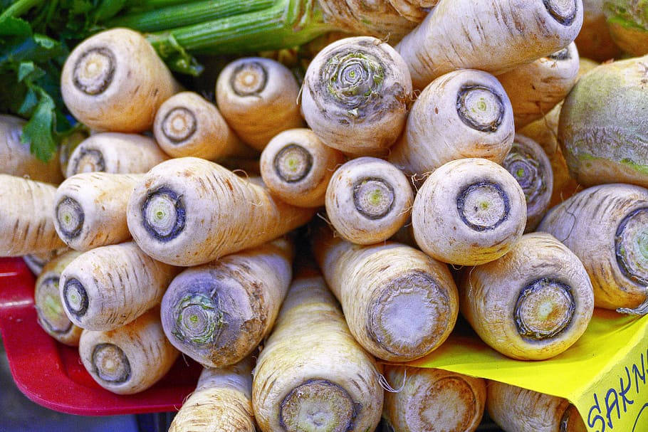 Parsnip Vegetables Pile Close Up Wallpaper