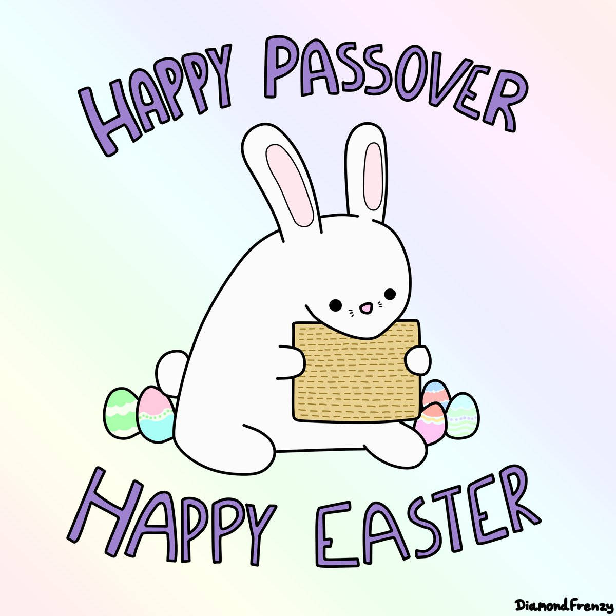Passover Easter Bunny Wallpaper