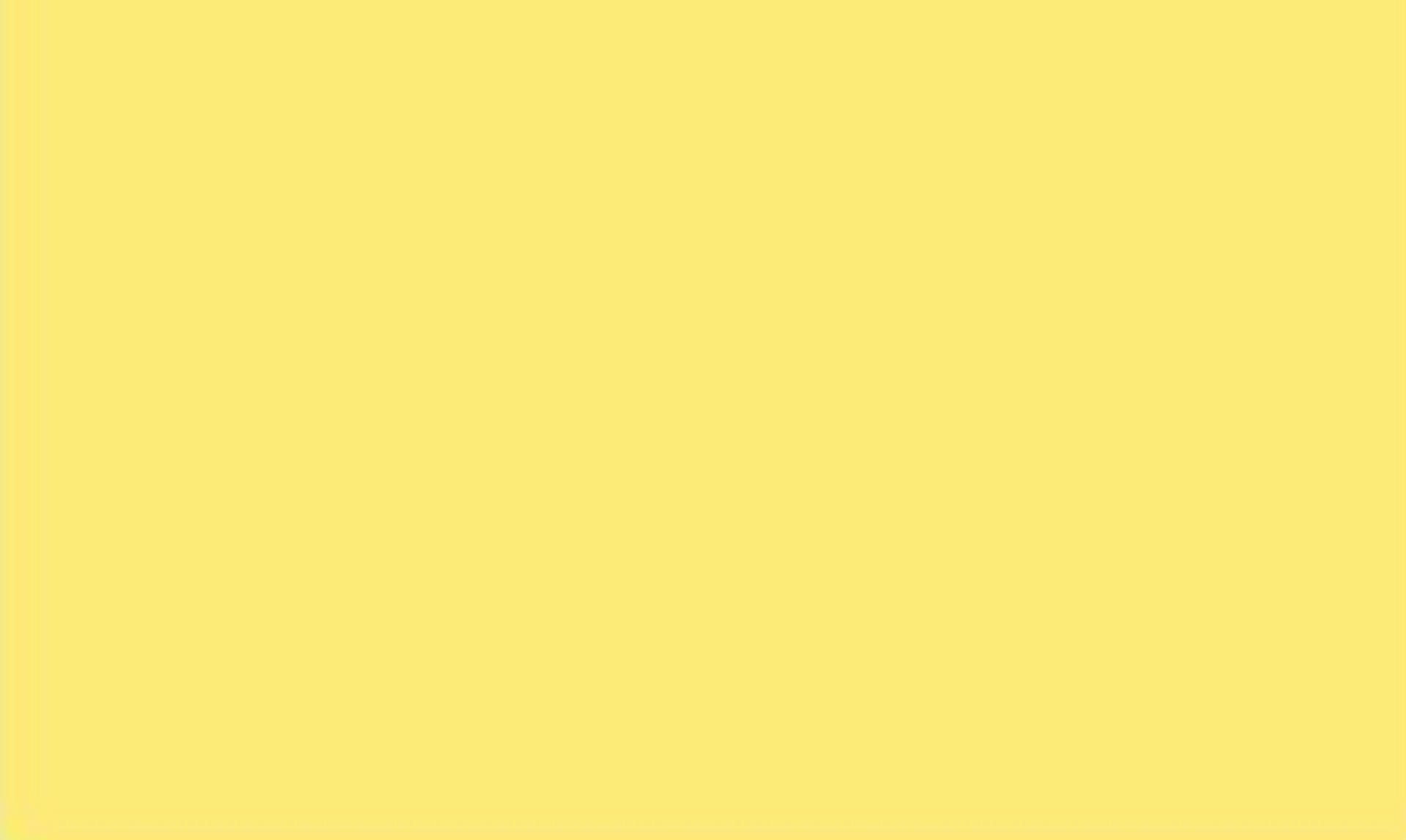 Pastel Aesthetic Plain Yellow Desktop Wallpaper