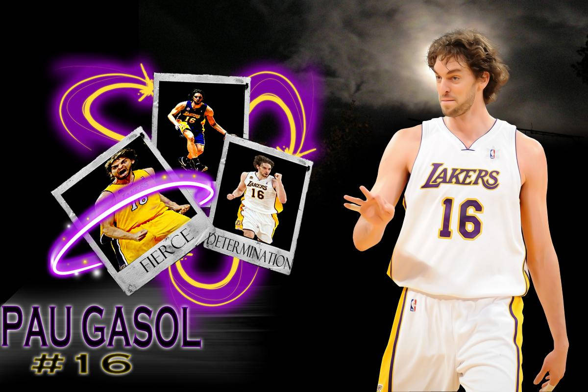 Pau Gasol Moon Art Wallpaper