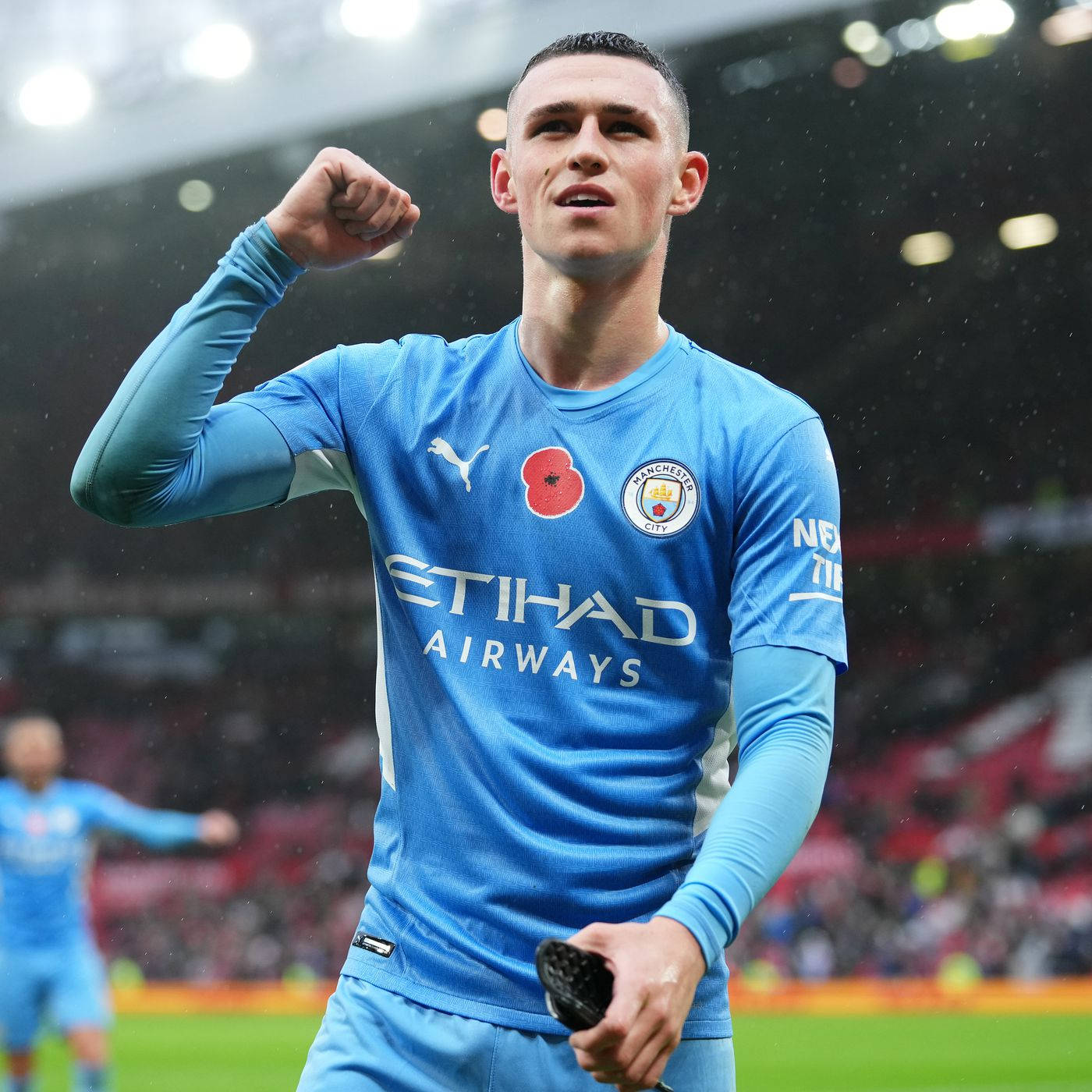 Phil Foden Fist Pumping Wallpaper