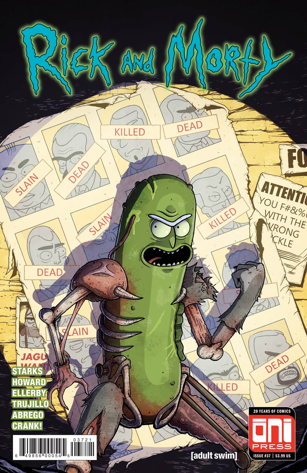 Pickle Rick Cover Magazine Wallpaper