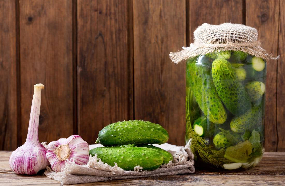 Pickles In Jar Burlap Lid Wallpaper