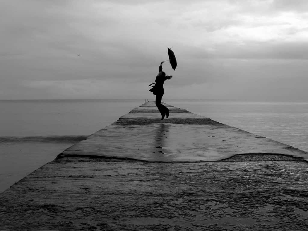 Pier Danceinthe Rain Wallpaper