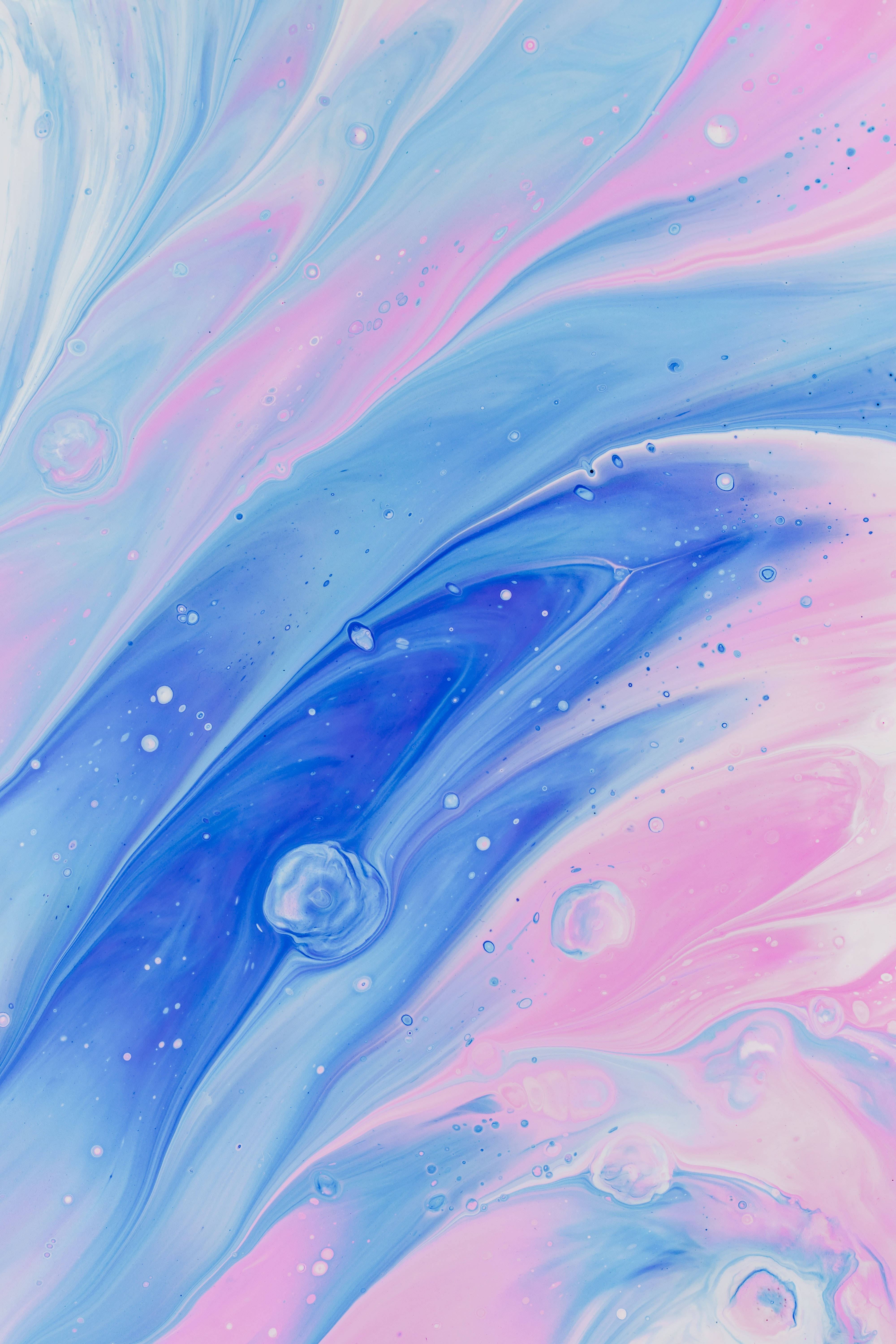 Pink And Blue Pattern Marble 4k Wallpaper