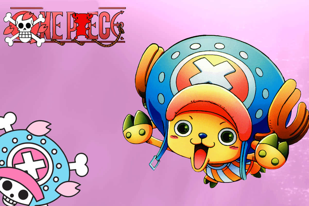 Pink Cute Anime One Piece Chopper Wallpaper