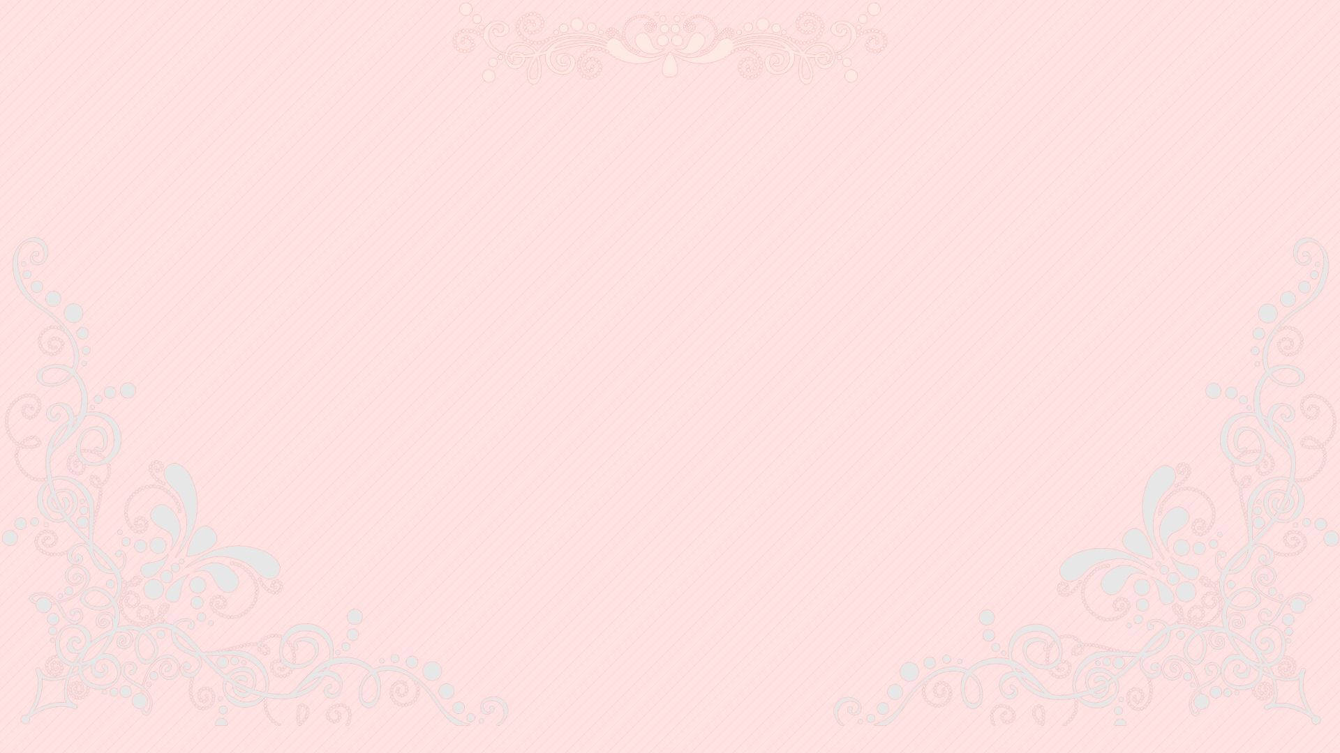 Pink Floral Ornament Pastel Desktop Wallpaper