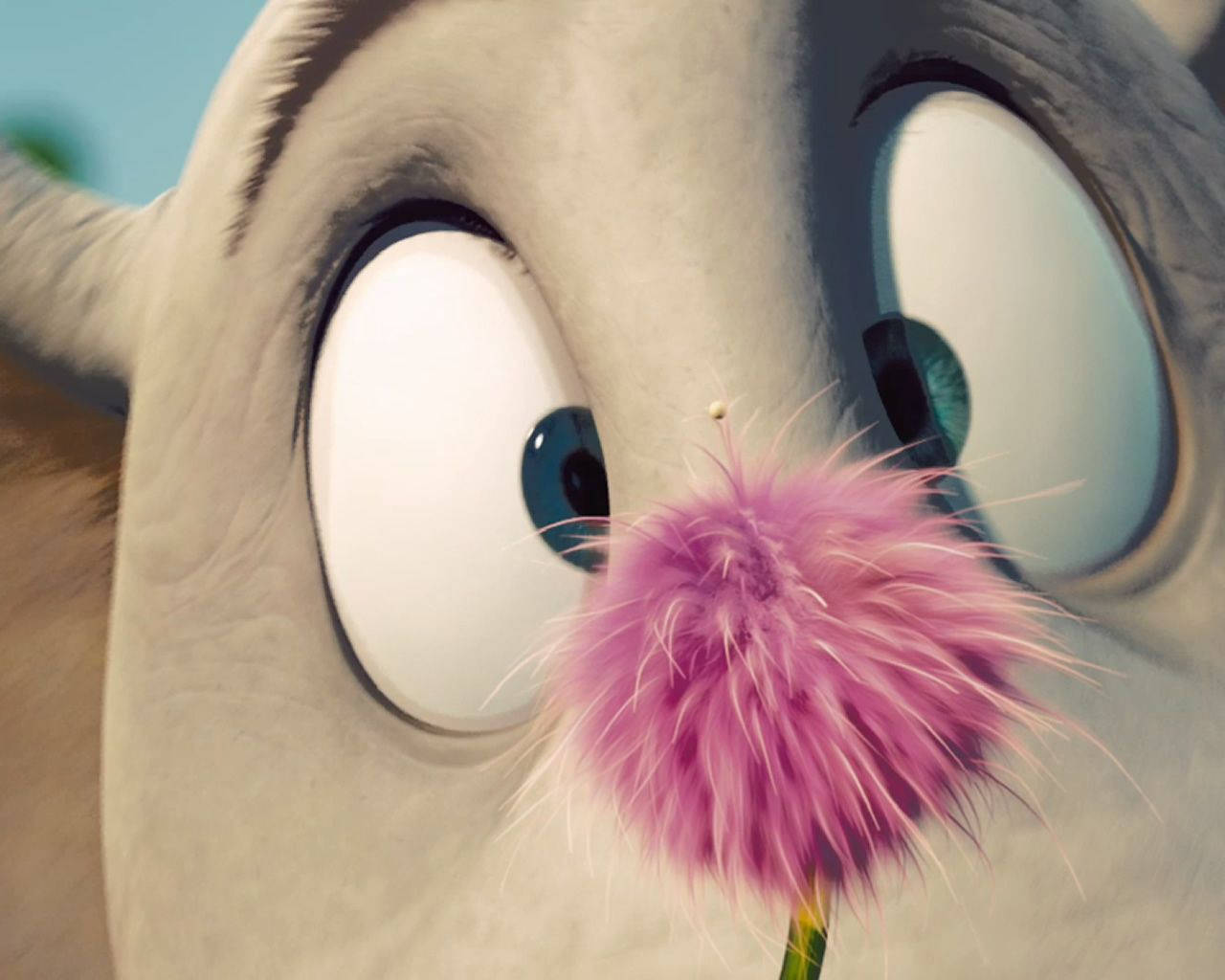 Pink Flower Horton Hears A Who Wallpaper