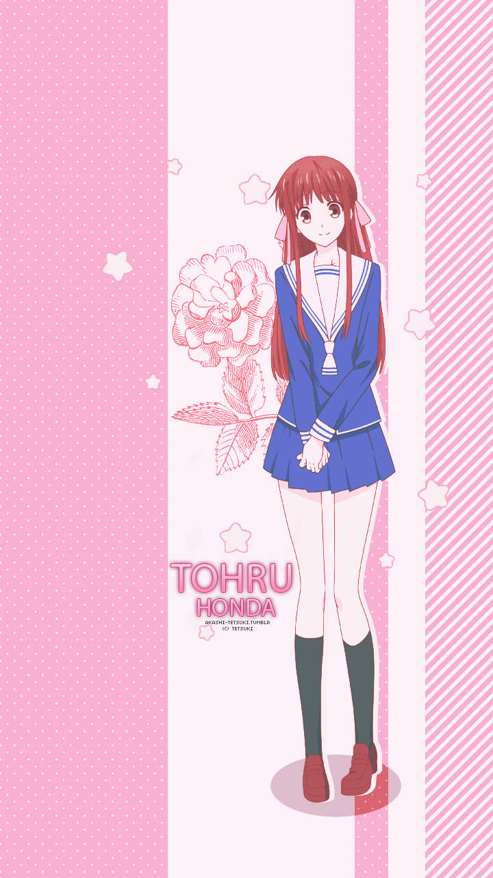 Pink Fruits Basket 2019 Tohru Honda Wallpaper