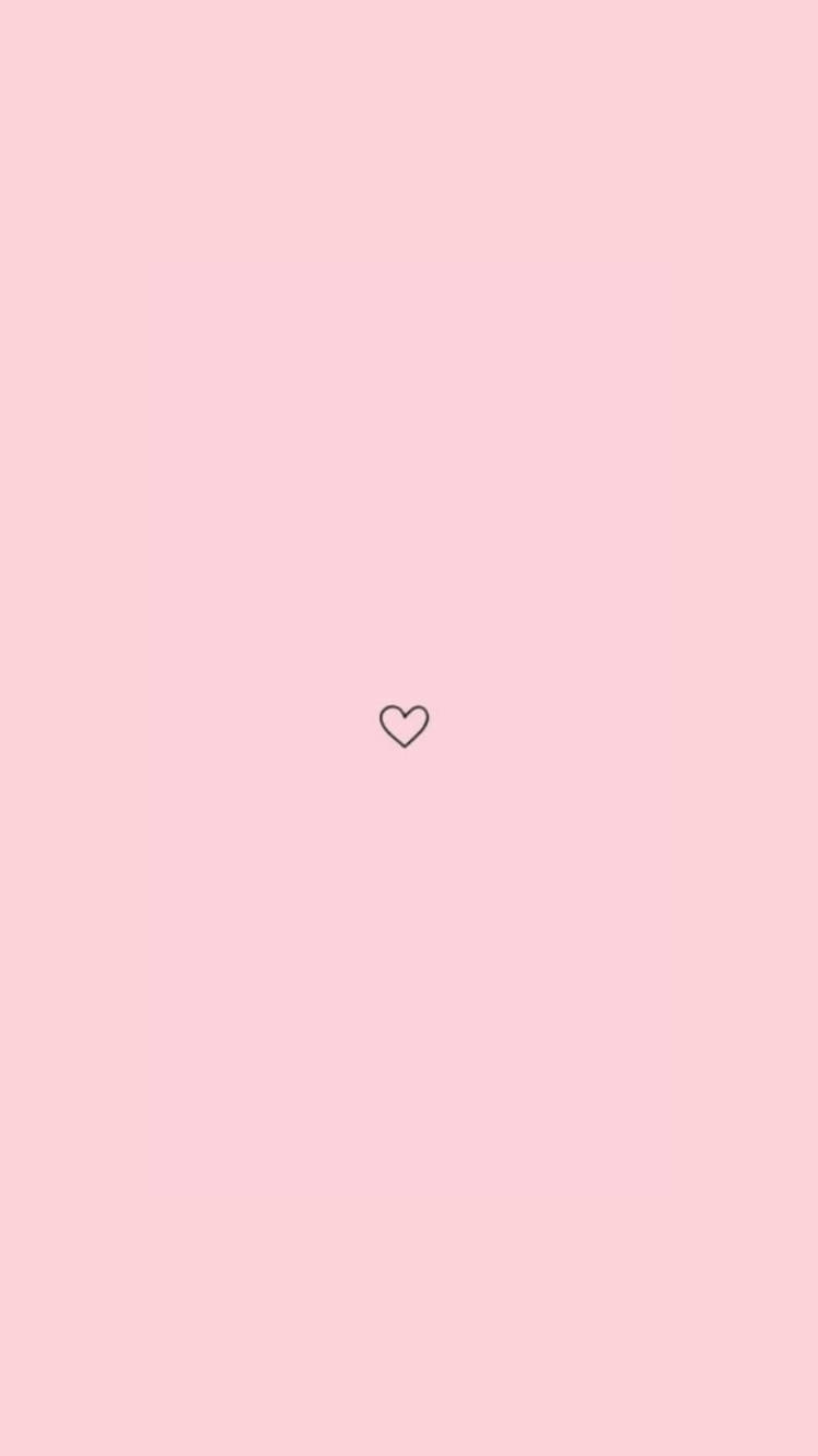 Pink Kawaii Heart Wallpaper