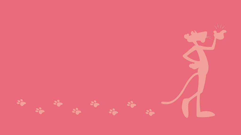 Pink Panther Sleuthing Vector Wallpaper
