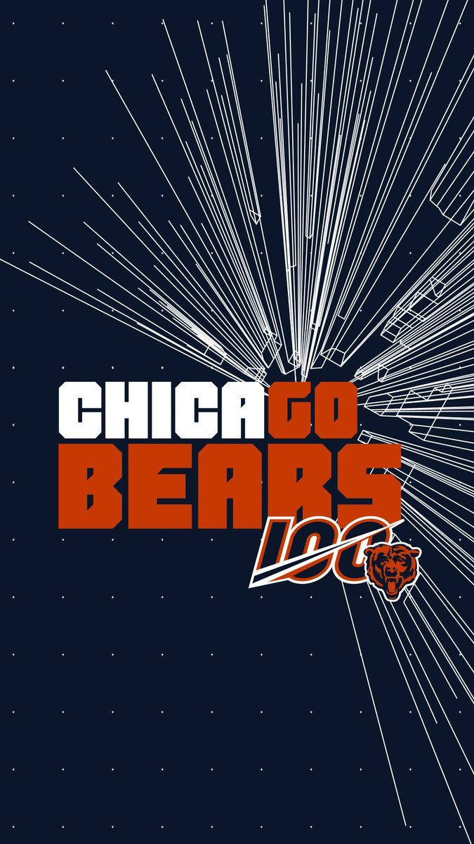 Play It Like The Chicago Bears - Unleash Your Football Dreams Wallpaper