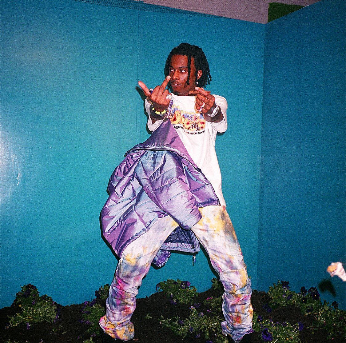 Playboi Carti Makes Purple Look Good Wallpaper