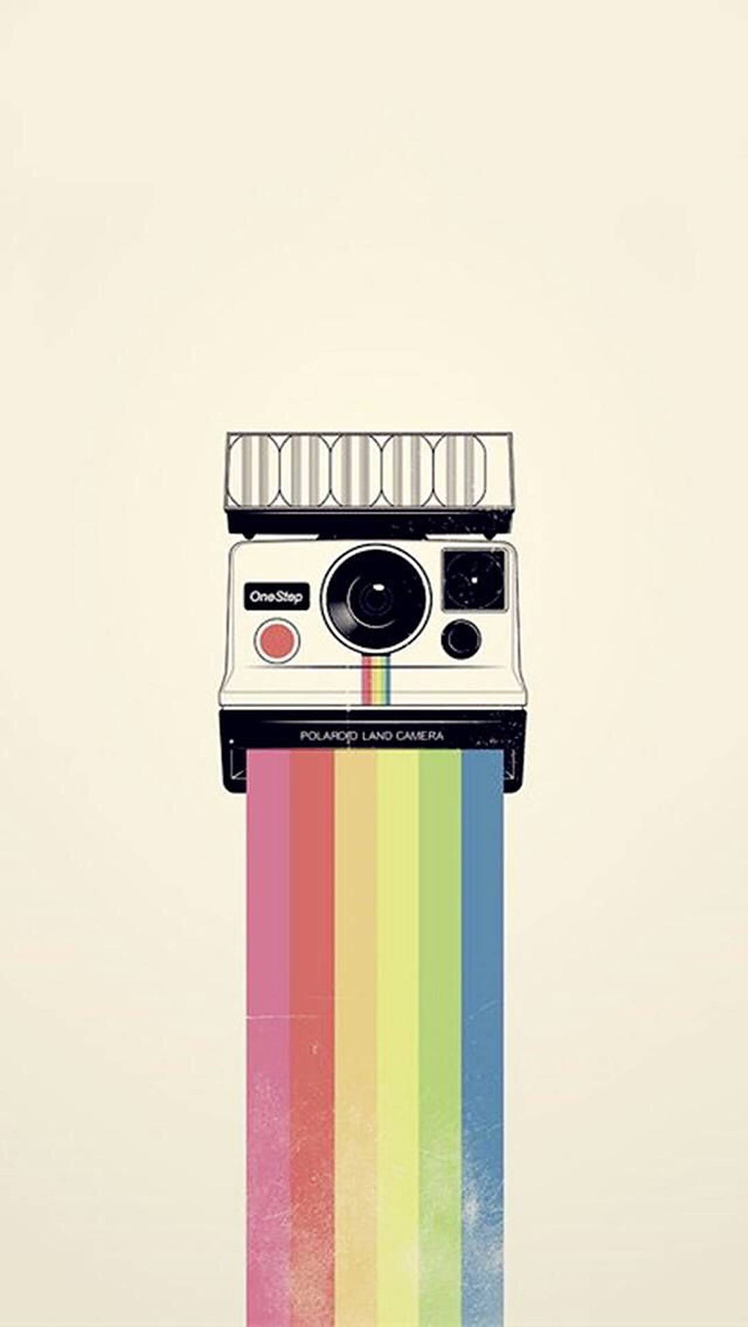 Polaroid Rainbow Wallpaper