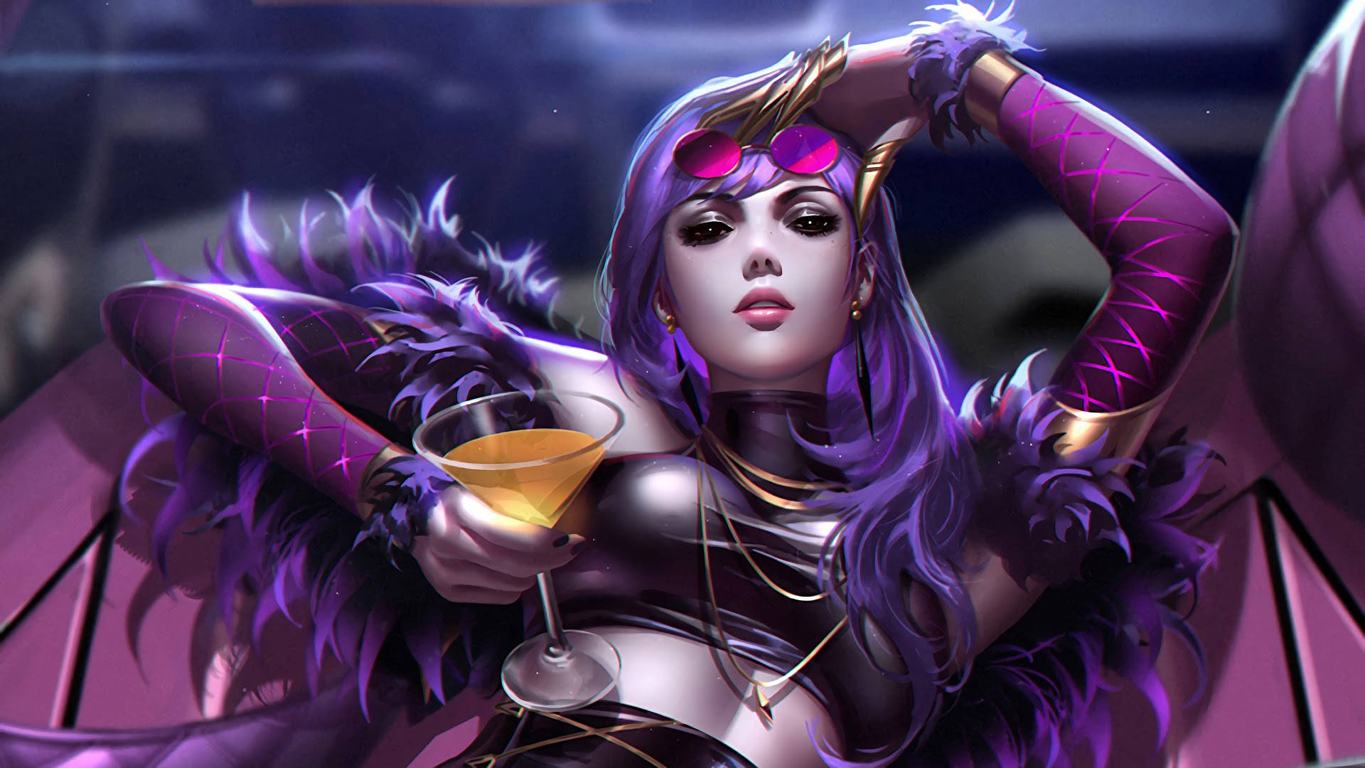 Popstar Evelynn In Kda More Mtv Wallpaper