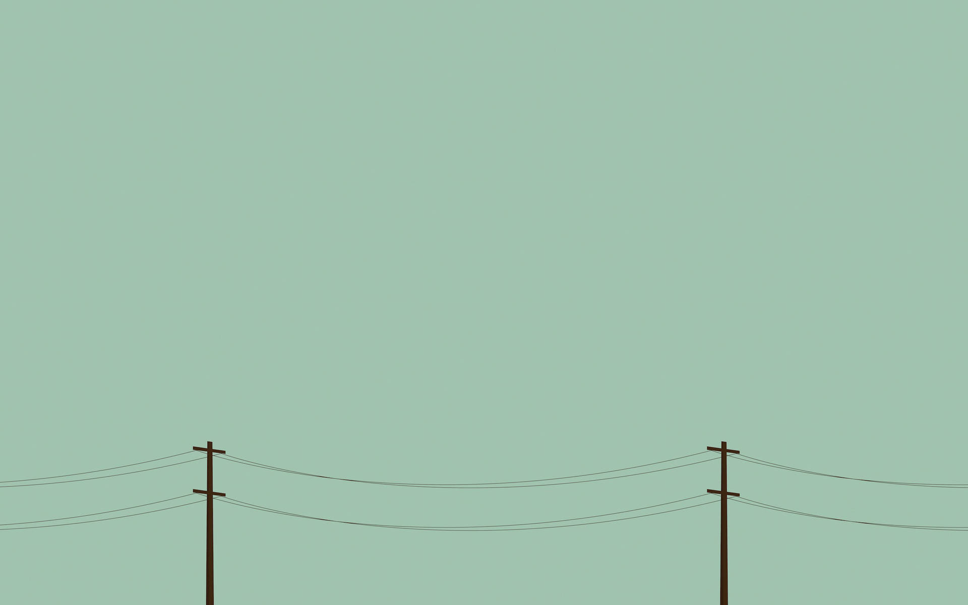 Power Lines Minimal Aesthetic Desktop Wallpaper