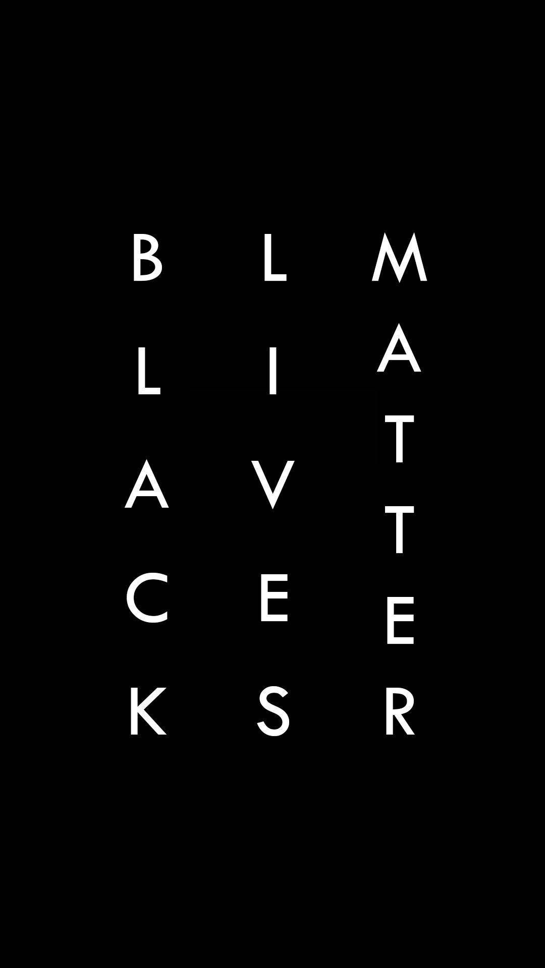 Powerful Black Lives Matter Signage Wallpaper