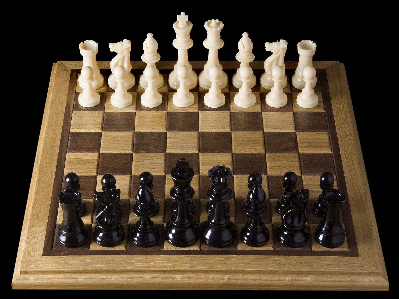 Preview Wallpaper Board, Game, Chess, Party, Figures, Black, White Wallpaper