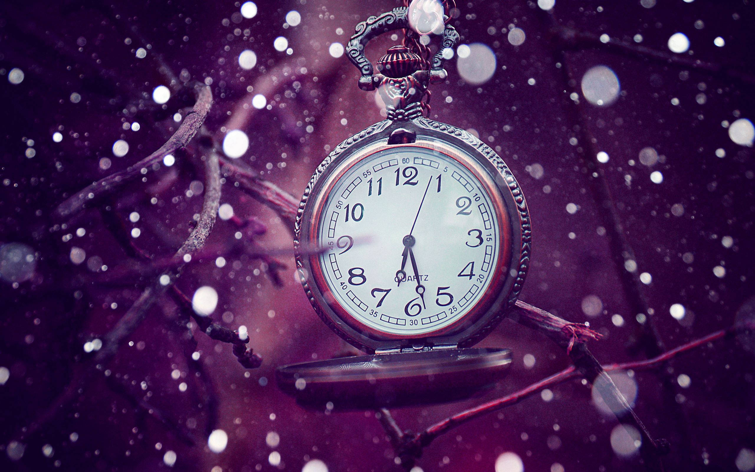 Preview Wallpaper Clock, Time, Lilac Wallpaper