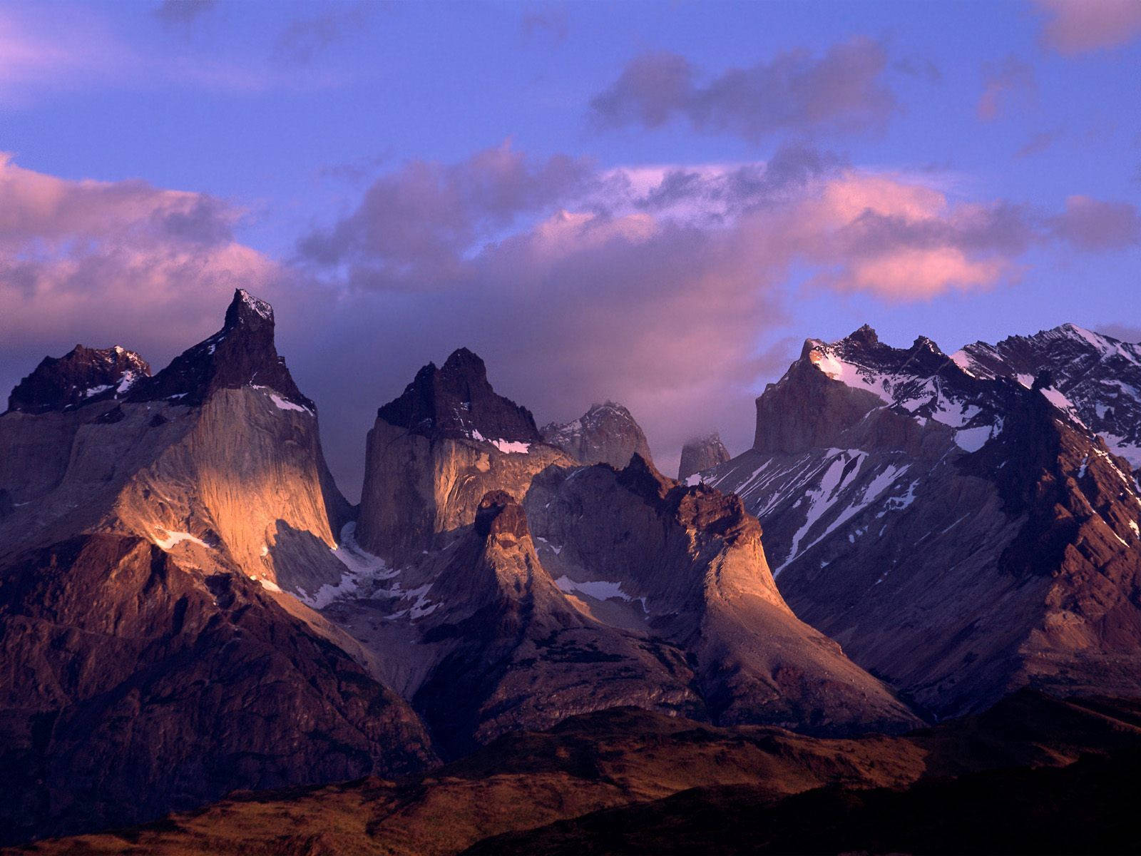 Preview Wallpaper Cuernos Del Paine, Andes, Chile, Mountains, Height, Tops Wallpaper